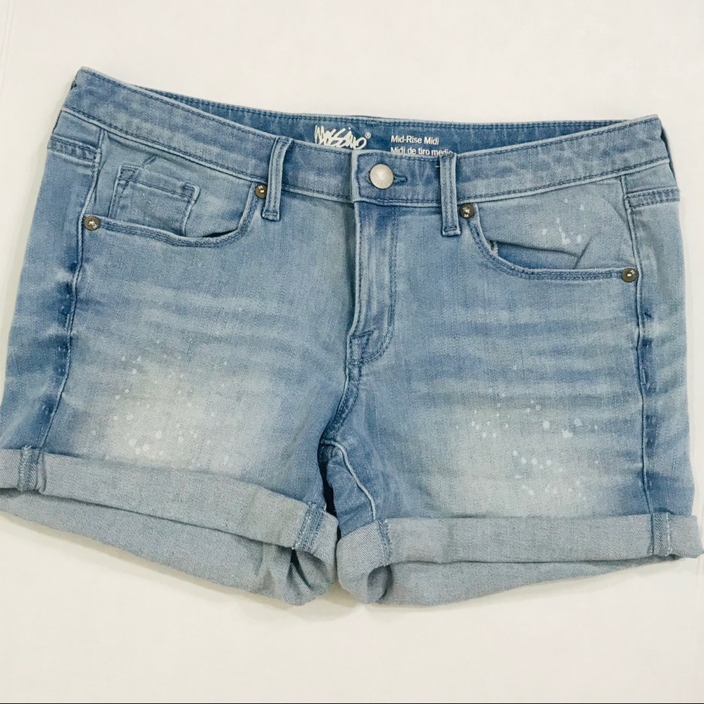 Mossimo Denim Mid Rise Midi Sz 6/28 Power Stretch